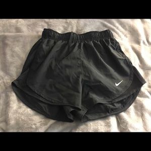Girls Nike Tempo Running Shorts - Black